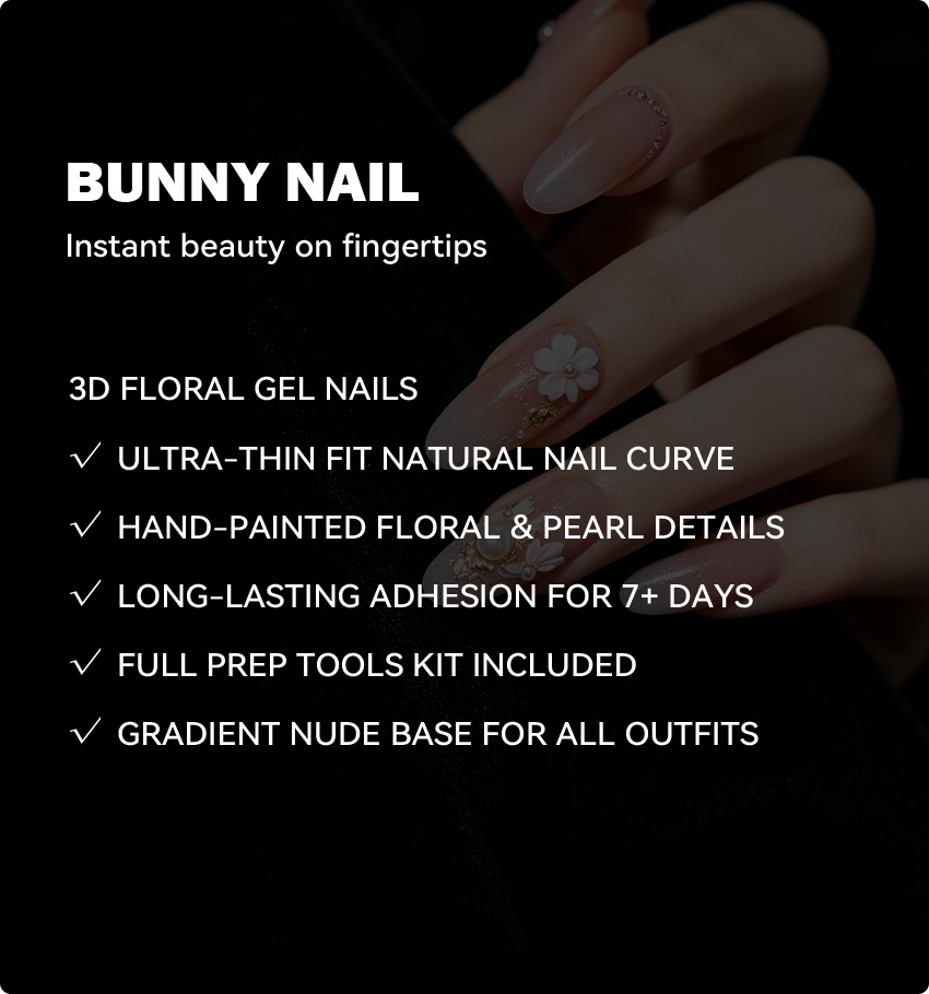Bunny Nail instant beauty on fingertips